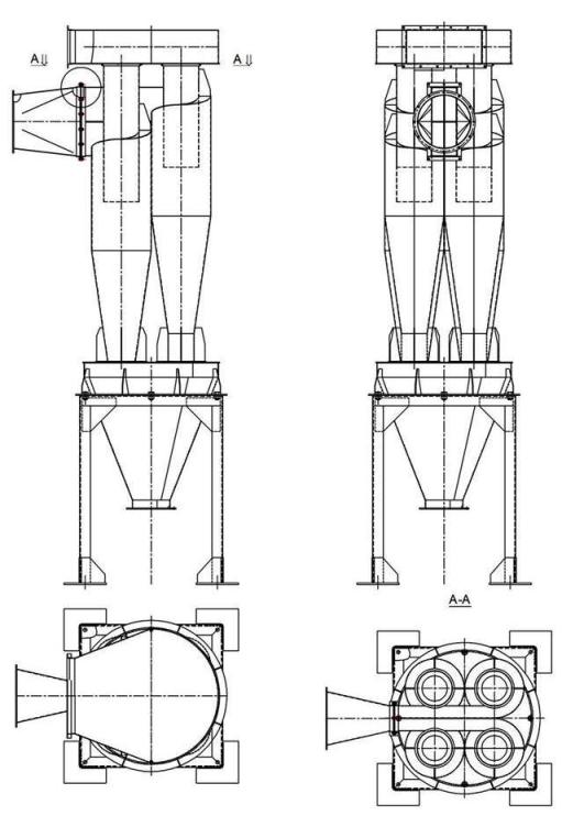 чертеж циклона У21-ББЦ в Минеральных Водах